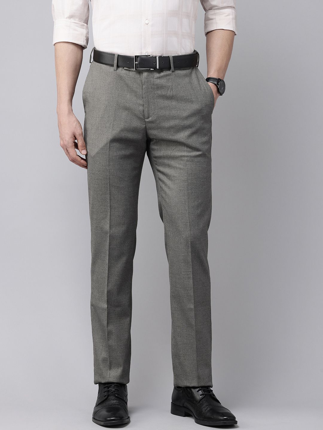 Arrow Men Tailored Fit Formal Trousers-picture-23
