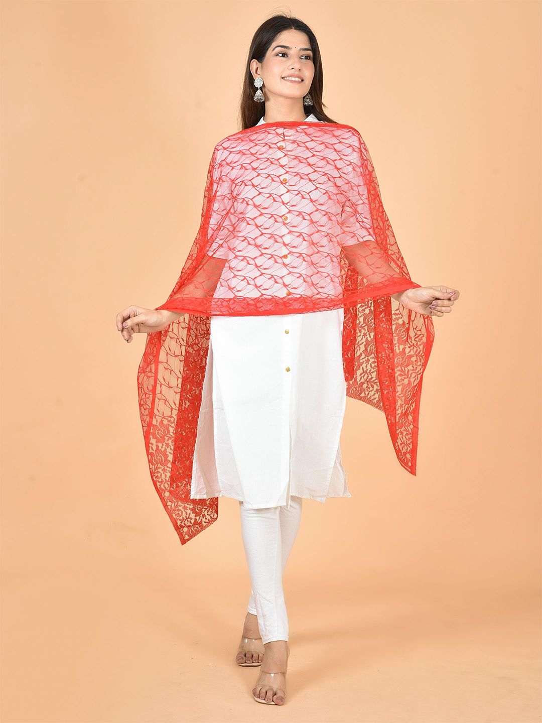 Nakoda Creation Floral Embroidered Dupatta-picture-10