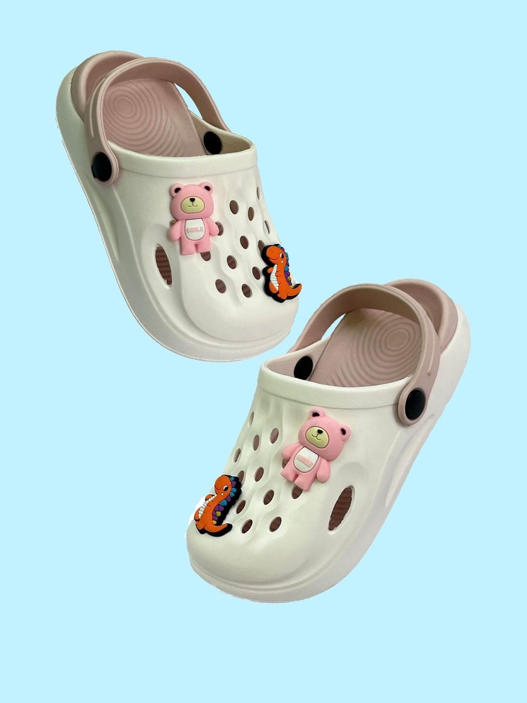 INDUS CLOUD Kids Embellished Clogs-picture-31