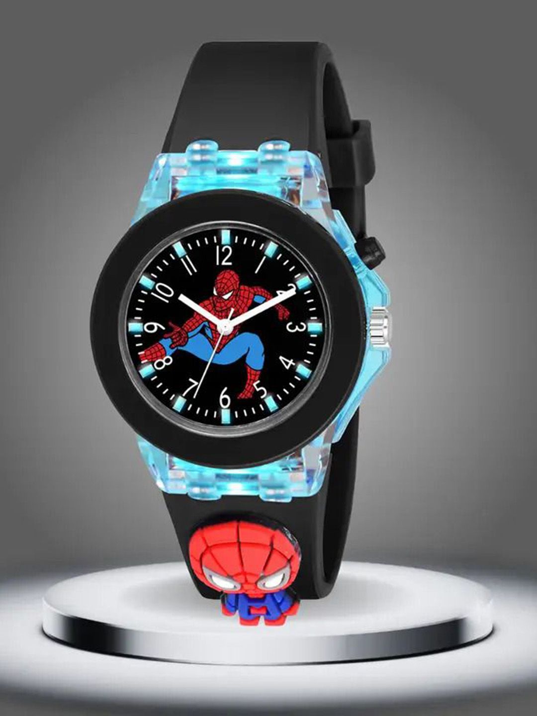 Blutech Men Printed Dial & Bracelet Style Straps Analogue Watch CLBlkSpdrmn-picture-24
