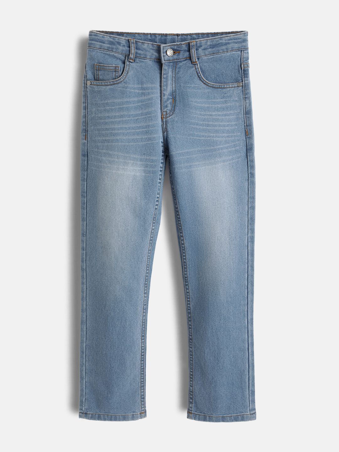 Urbano Juniors Boys Regular Fit Mid-Rise Heavy Fade Stretchable Jeans-picture-26