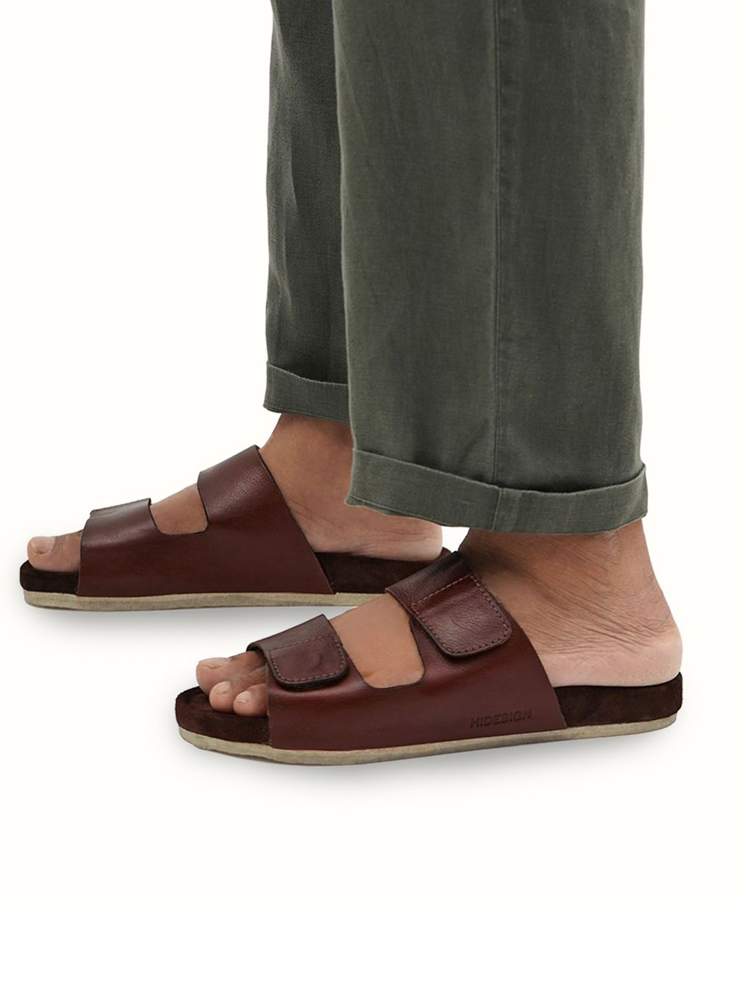 Hidesign Leather Comfort Sandals-image-5