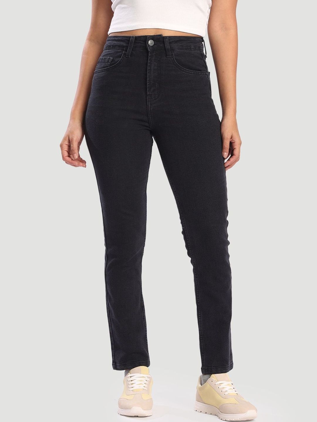Bene Kleed Women Slim Fit High-Rise Stretchable Jeans-image-29