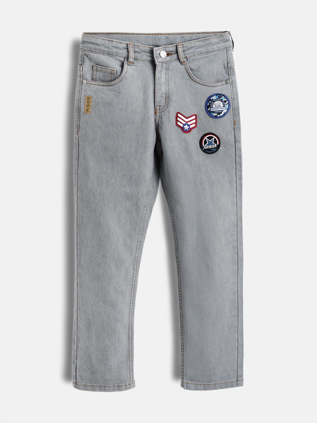 Urbano Juniors Boys Regular Fit Mid-Rise Light Fade Stretchable Jeans-picture-19