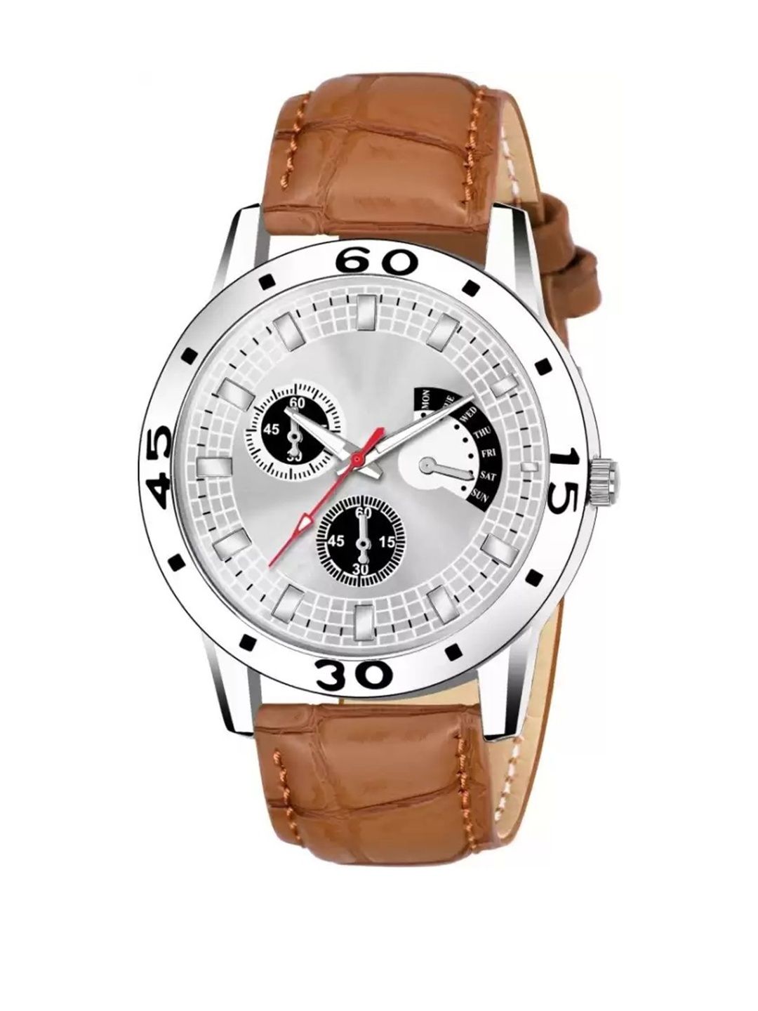 LAKSH Men Brown Dial & Leather Straps Analogue Watch-picture-28