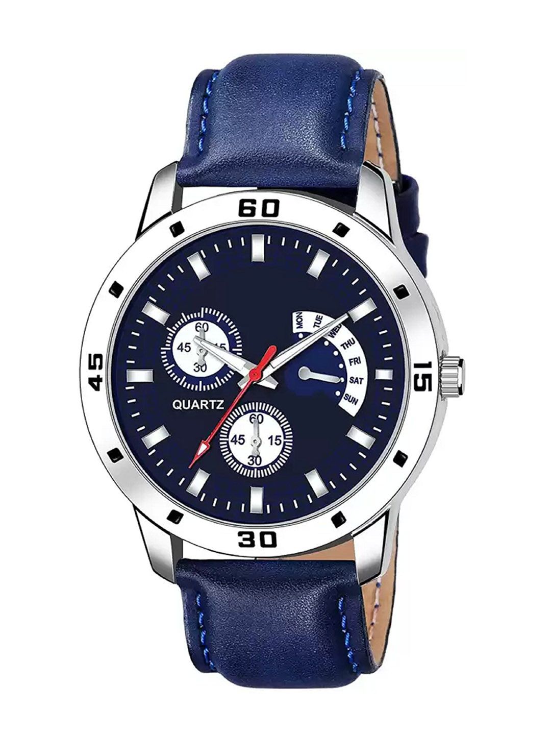 Blutech Men Dial & Bracelet Style Straps Analogue Watch M99-Blu-belt-image-16