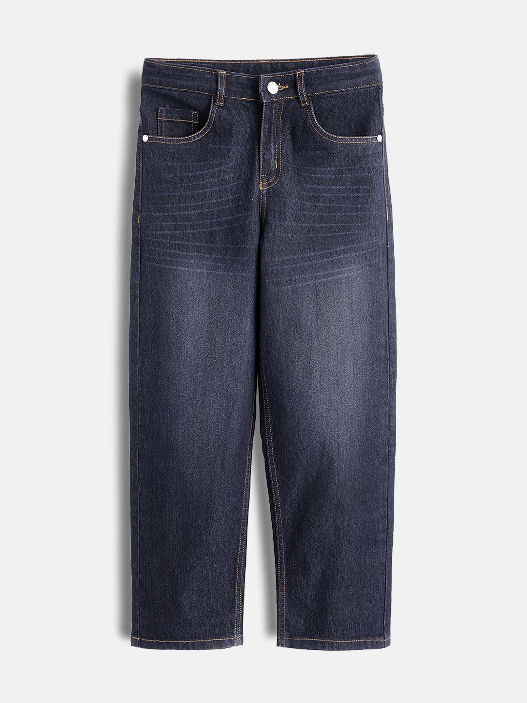 Urbano Juniors Boys Loose Relaxed Fit Washed Denim Jeans Stretchable