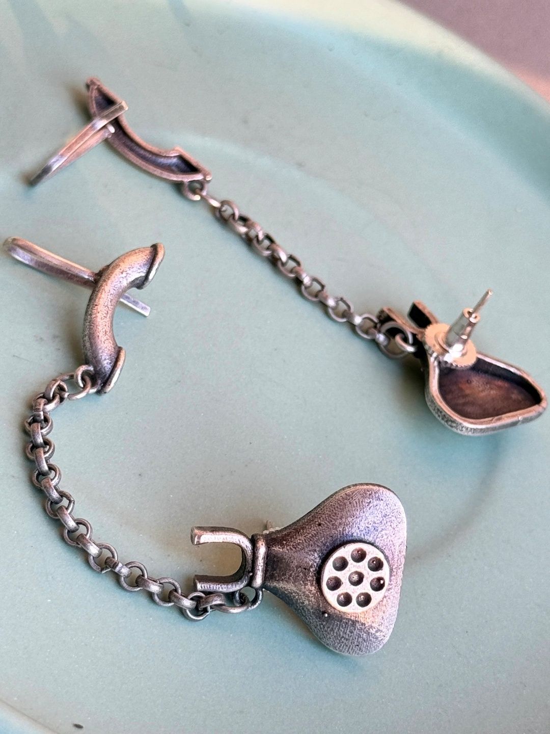 Jhumki Wala Women Brass Ear Cuff Earrings-picture-39