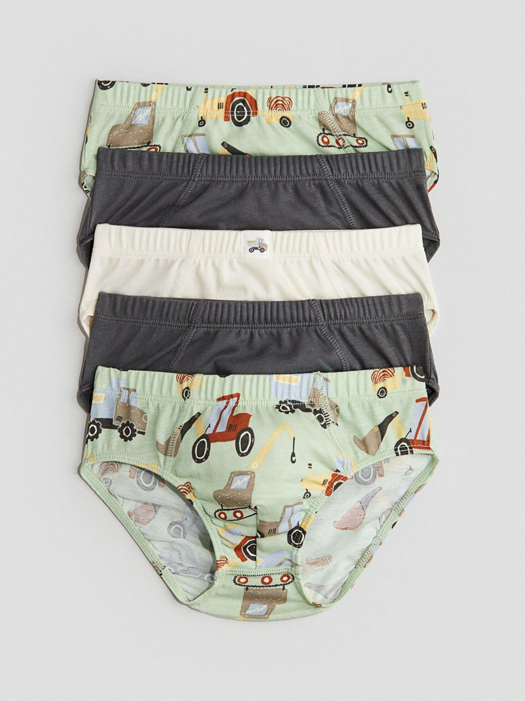 H&M Boys 5 Pack Cotton Briefs