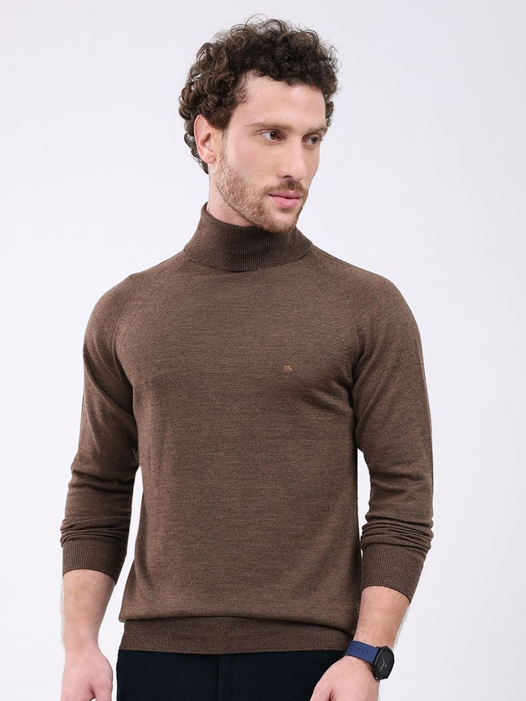 Monte Carlo Men Turtle Neck Woollen Pullover-picture-22
