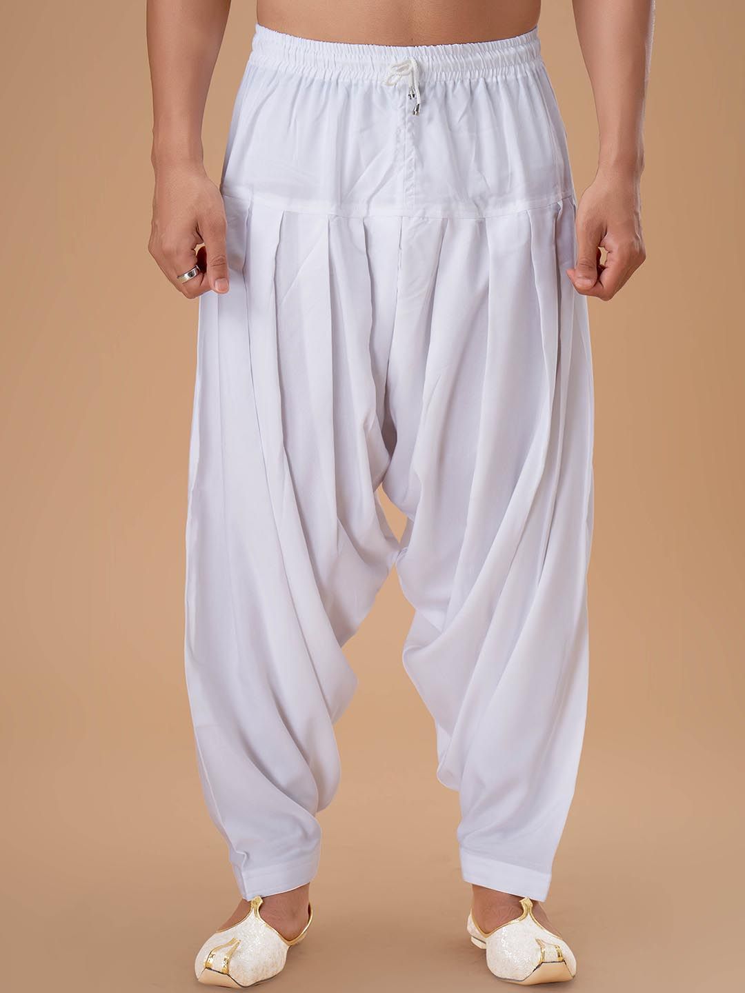 EKATVA ETHNIC Men Solid Dhotis