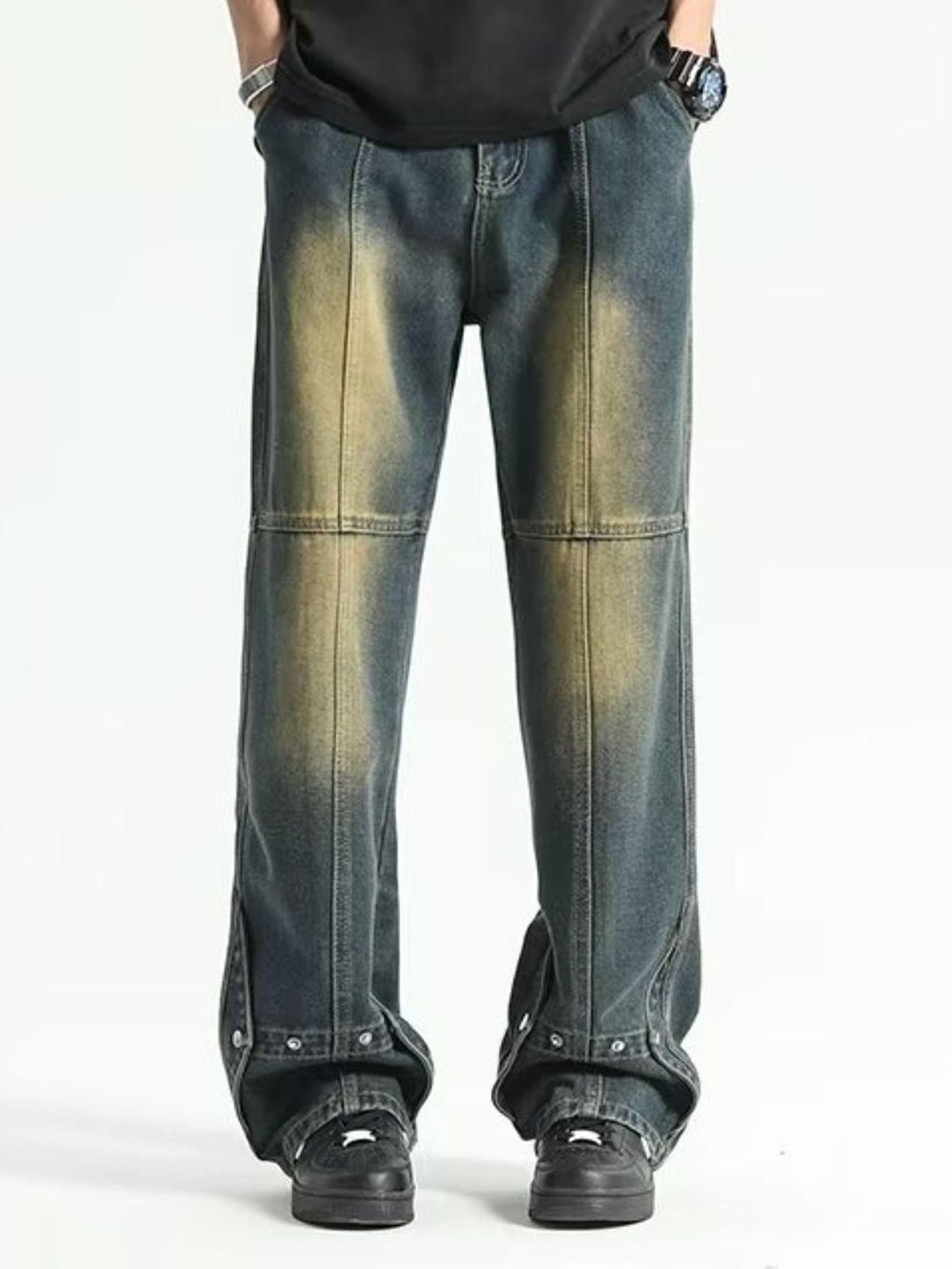 StyleCast Men Regular Fit Mid-Rise Cotton Light Fade Jeans-picture-33