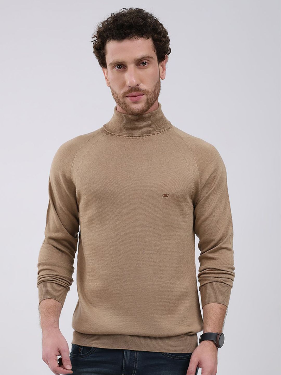 Monte Carlo Men Turtle Neck Woollen Pullover-picture-42