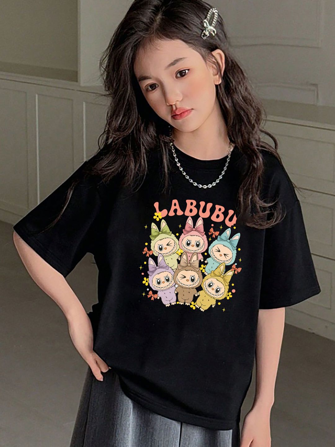 BRIEF CHICKADE Girls Printed T-shirt-picture-17