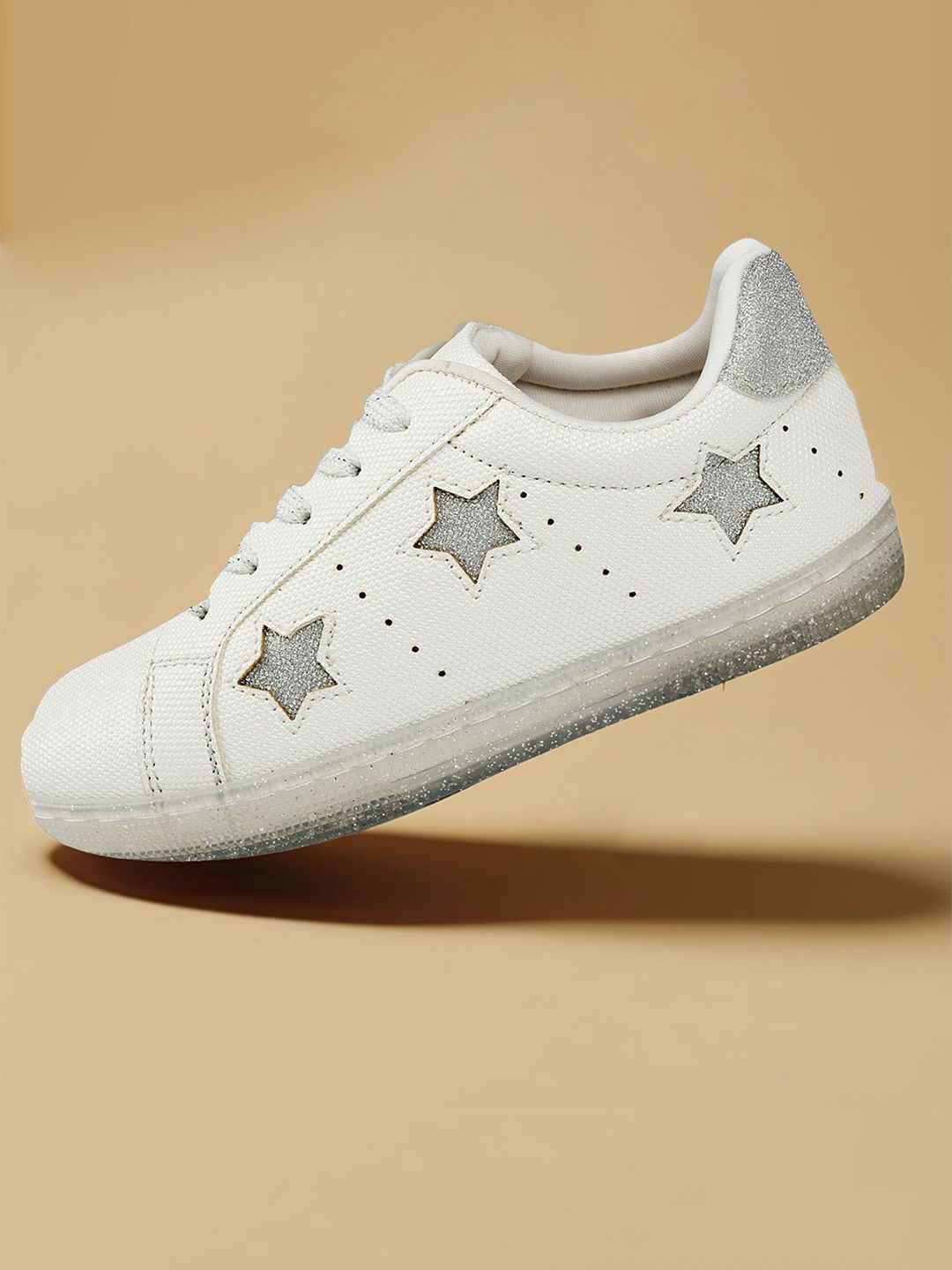 toothless Girls Textured Silver Casual Sneakers-picture-39