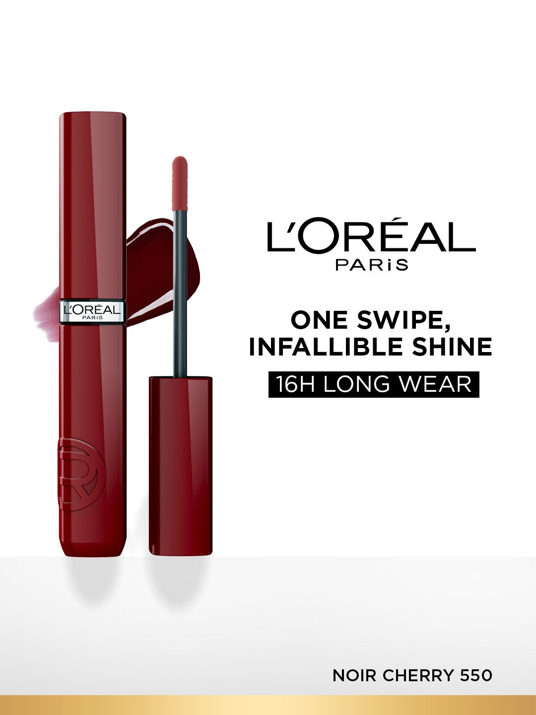 LOreal Paris Infallible Laque Resistance Longwear Liquid Lipstick 4 ml - Noir Cherry 550-image-20