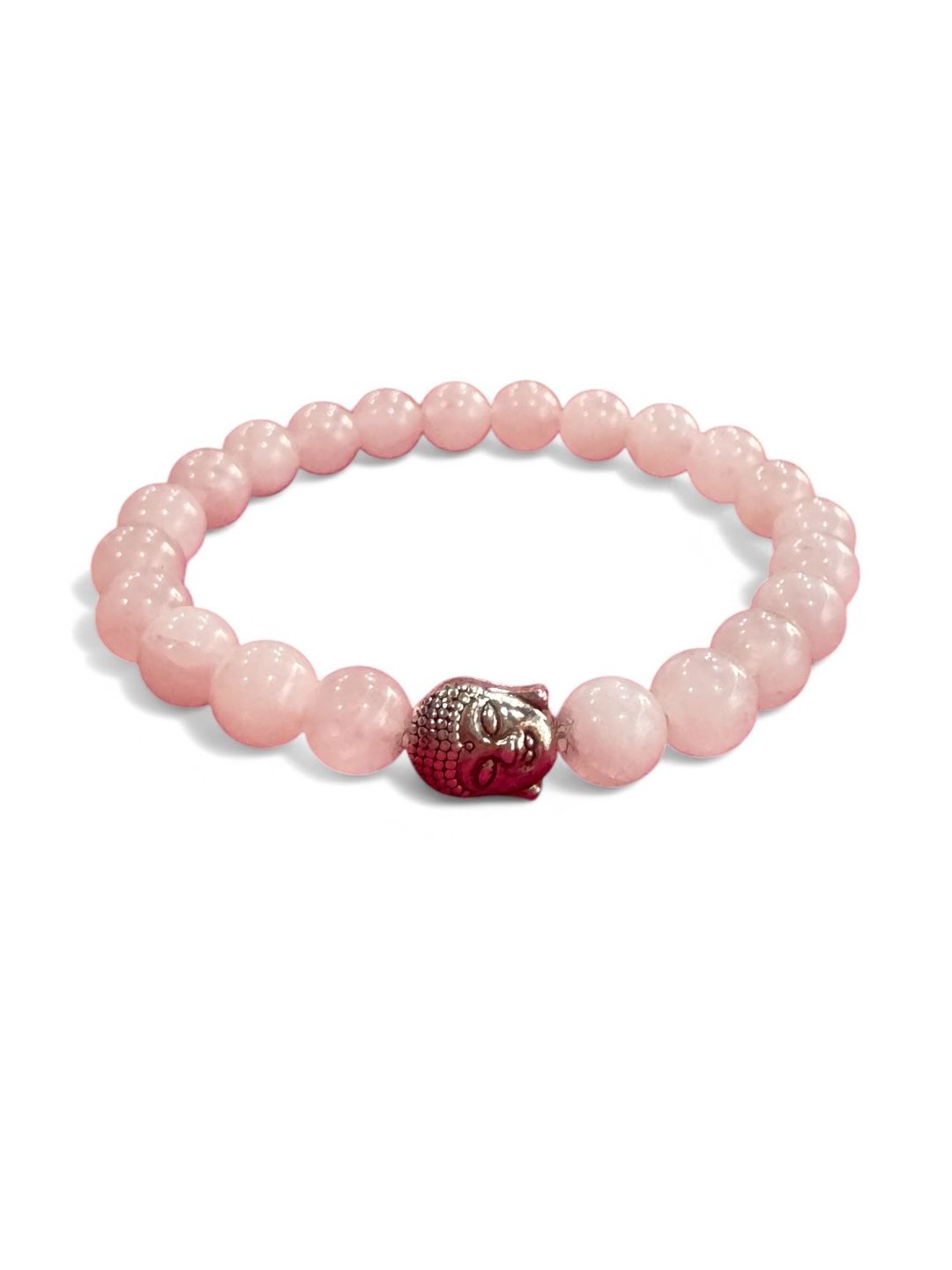 Gems Guru Buddha Rose Quartz Bracelet-picture-19
