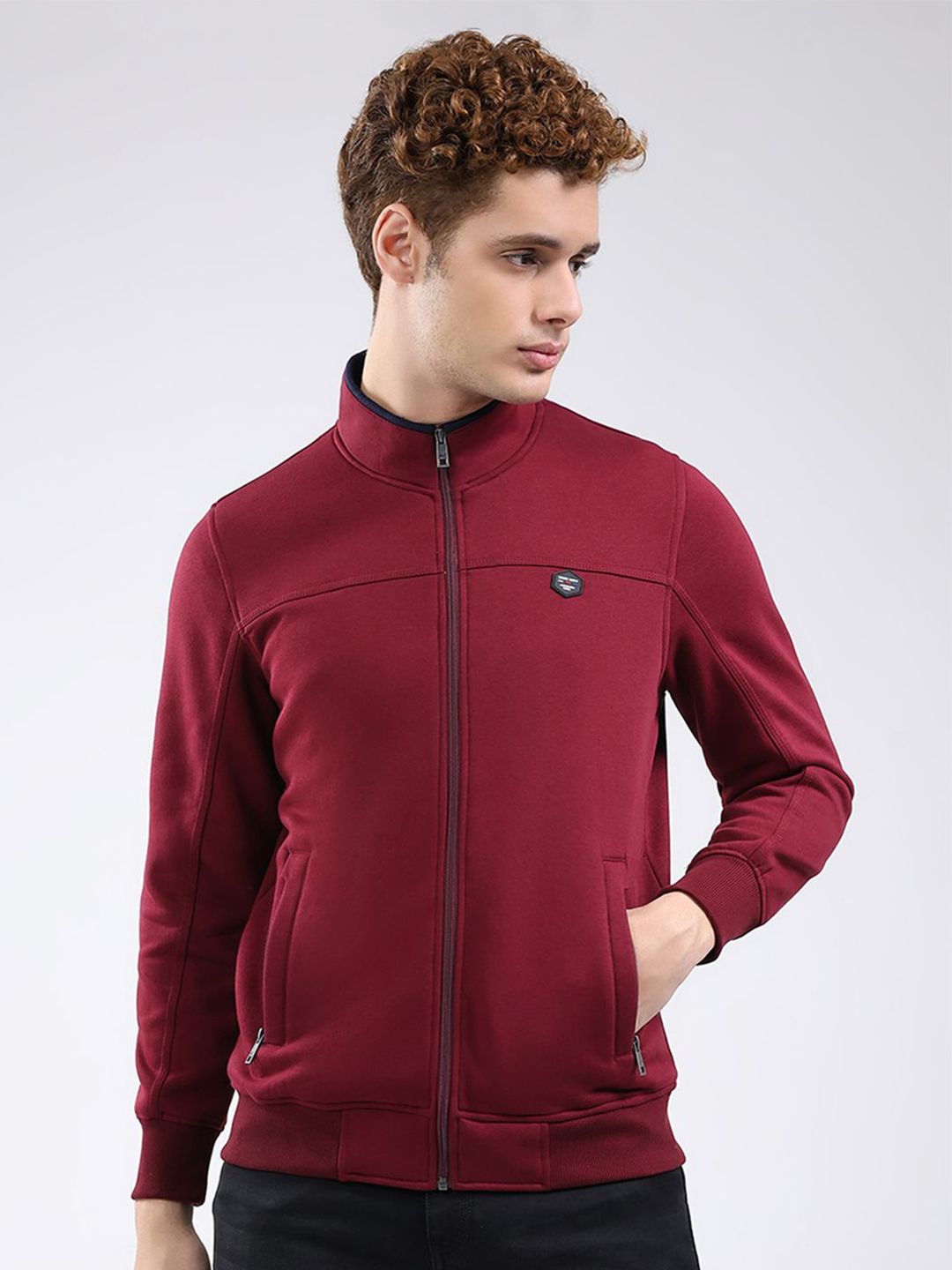 Monte Carlo Men Mock Neck Full Sleeve Sweatshirt-picture-29