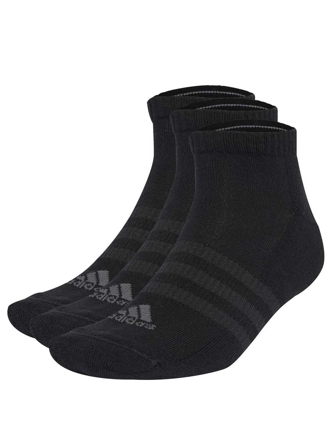 ADIDAS Unisex Pack Of 3 Pure Cotton Ankle-Length Socks-image-26