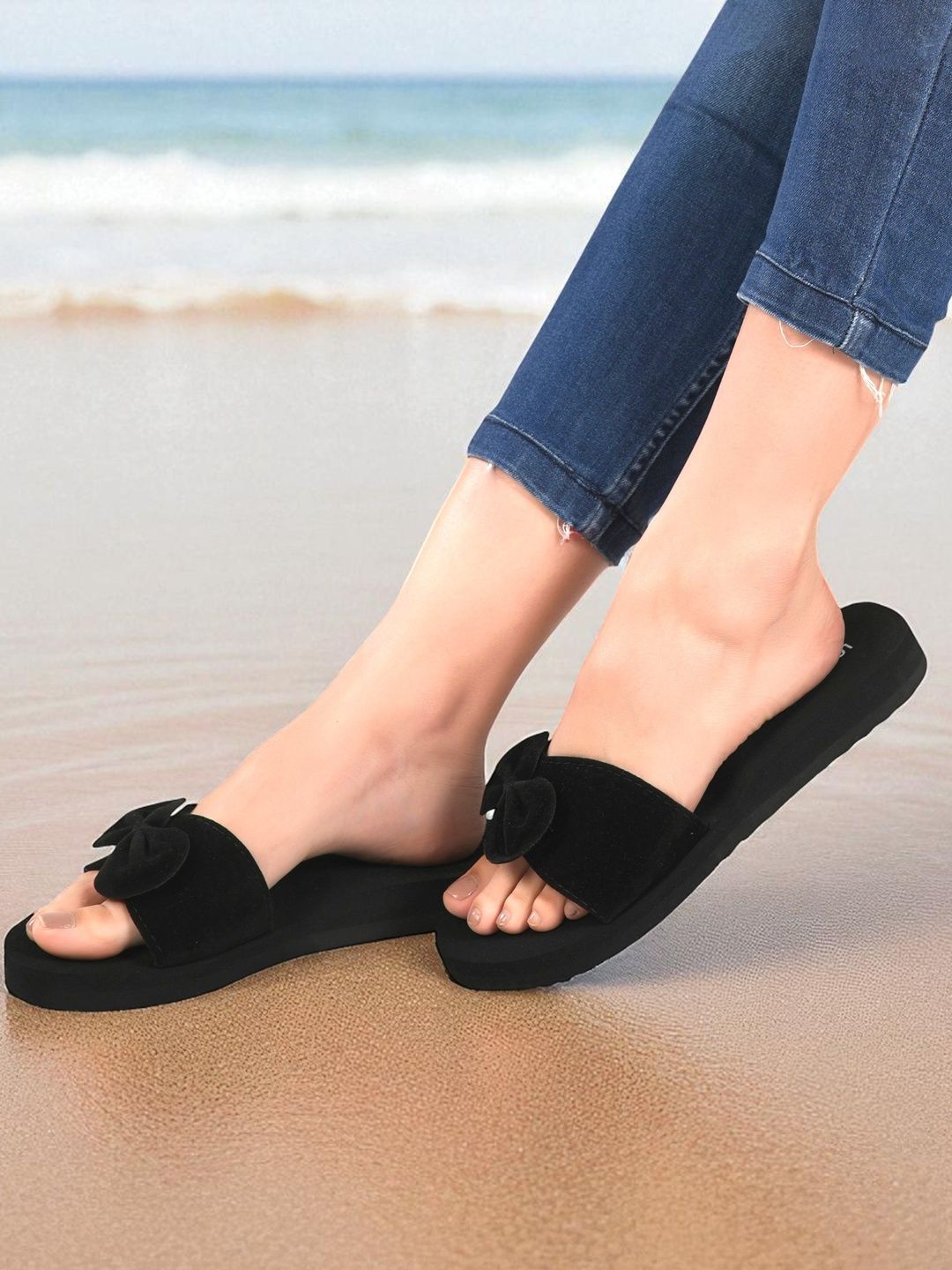 CORSICA Women Canvas Wedge Sandals-image-3
