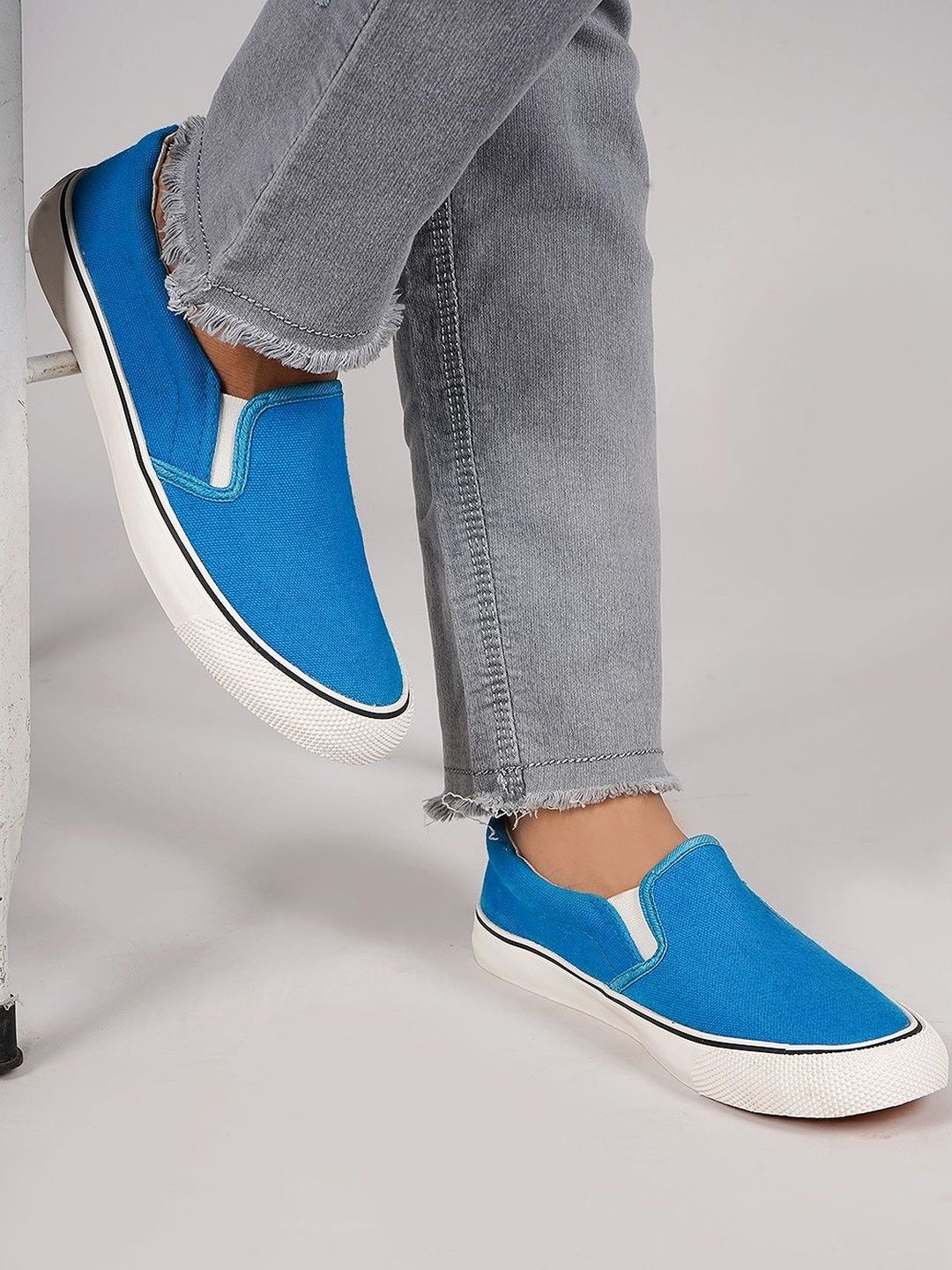 Roadster Women Blue Slip-On Casual Loafers-picture-22