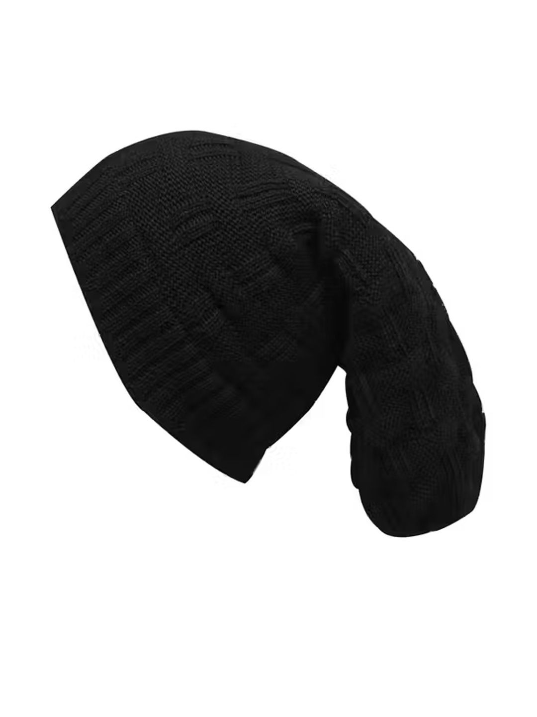 Aadikart Men Black Woollen Beanie-picture-32