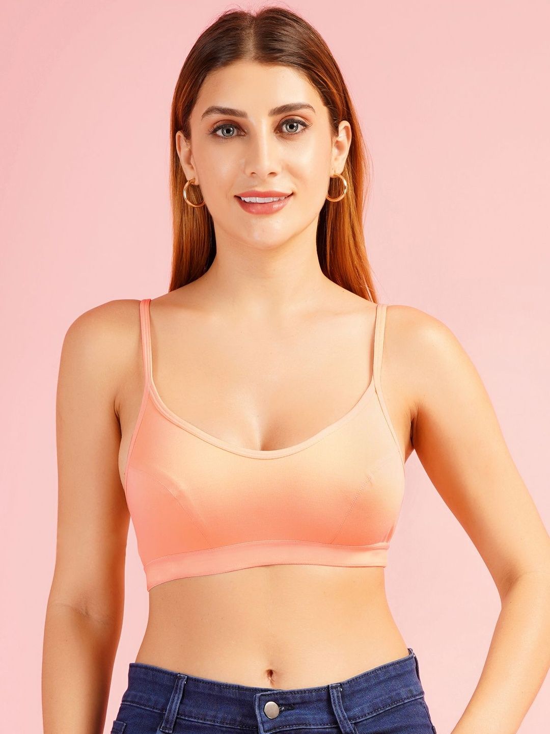 DressBerry Pack of 2 Full Coverage Non Padded Workout Bra-picture-49