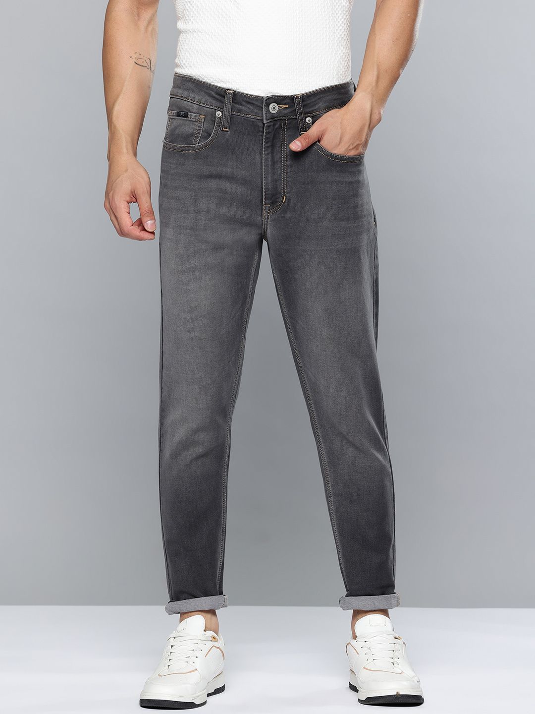 Flying Machine Men Relaxed Fit Mid-Rise Light Fade Stretchable Jeans-picture-22