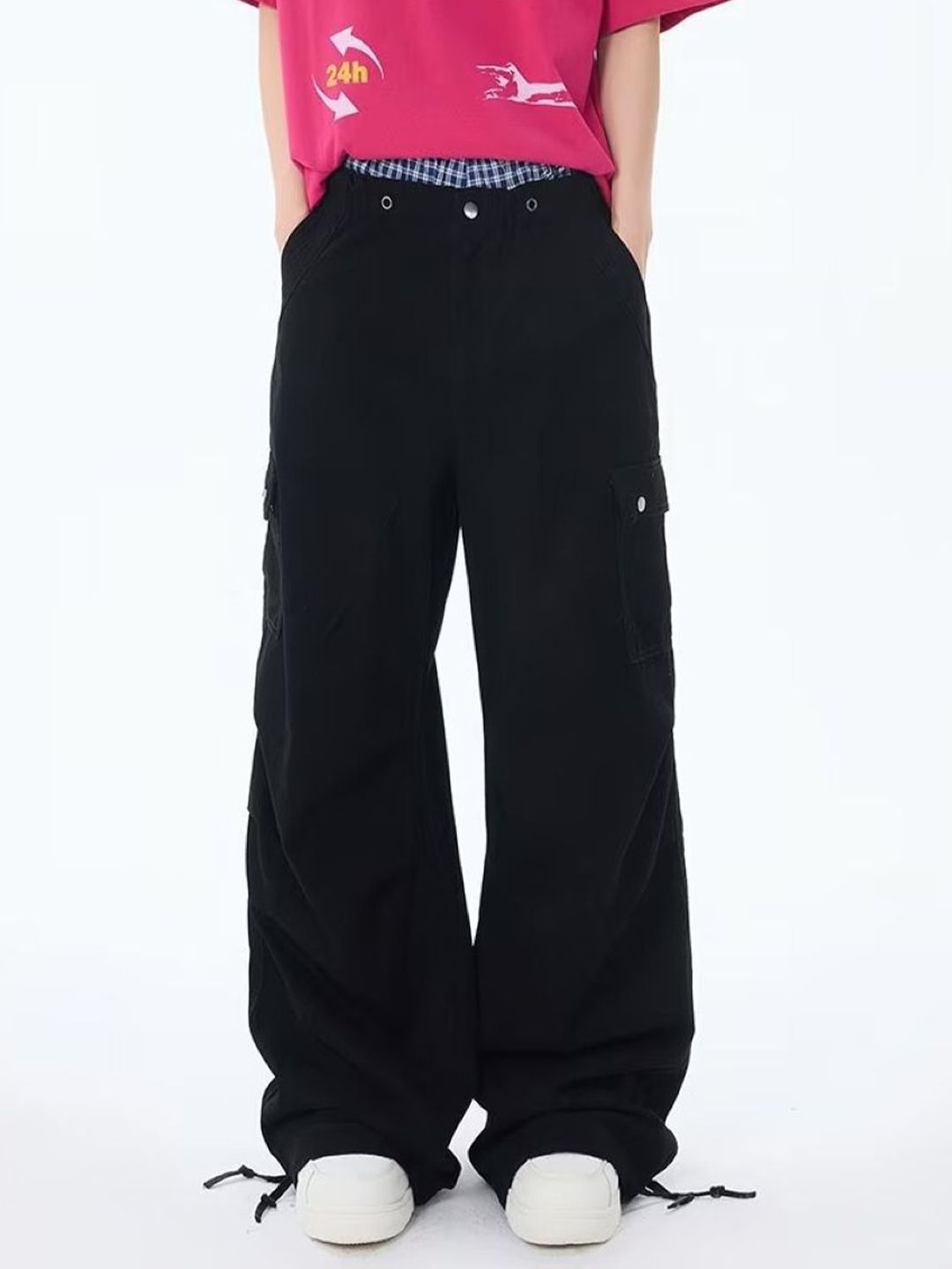 StyleCast Men Wide Leg Mid-Rise Cargo Styles Jeans-picture-23