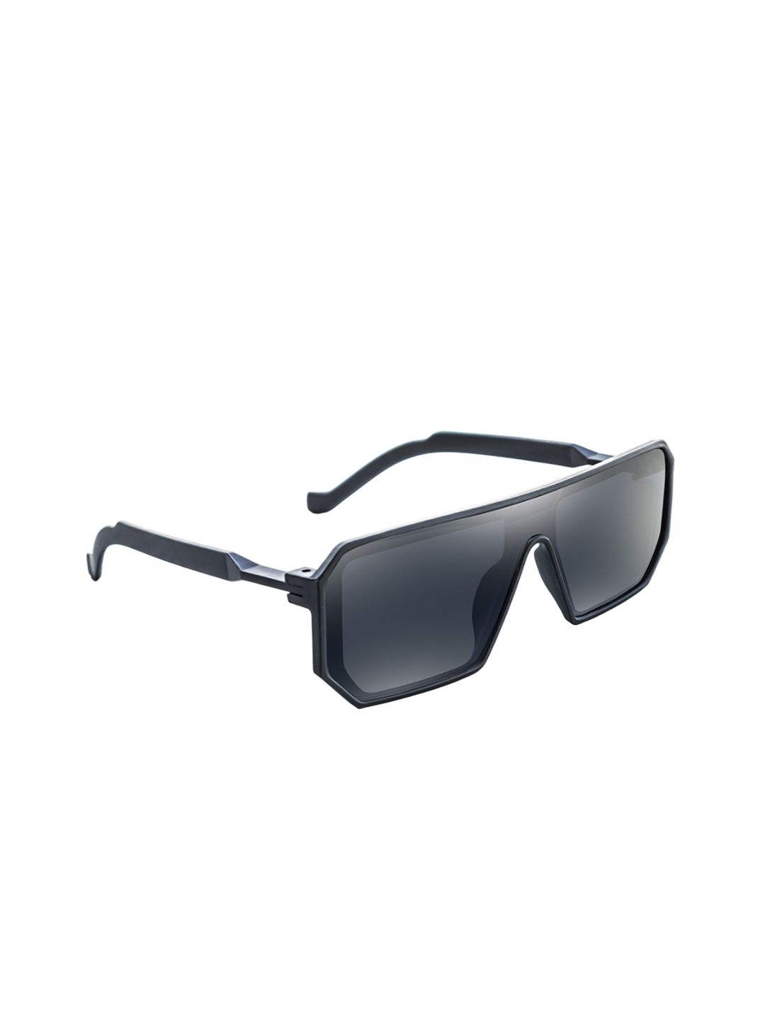 Jiebo Men Black Lens & Black Square Sunglasses with-image-28