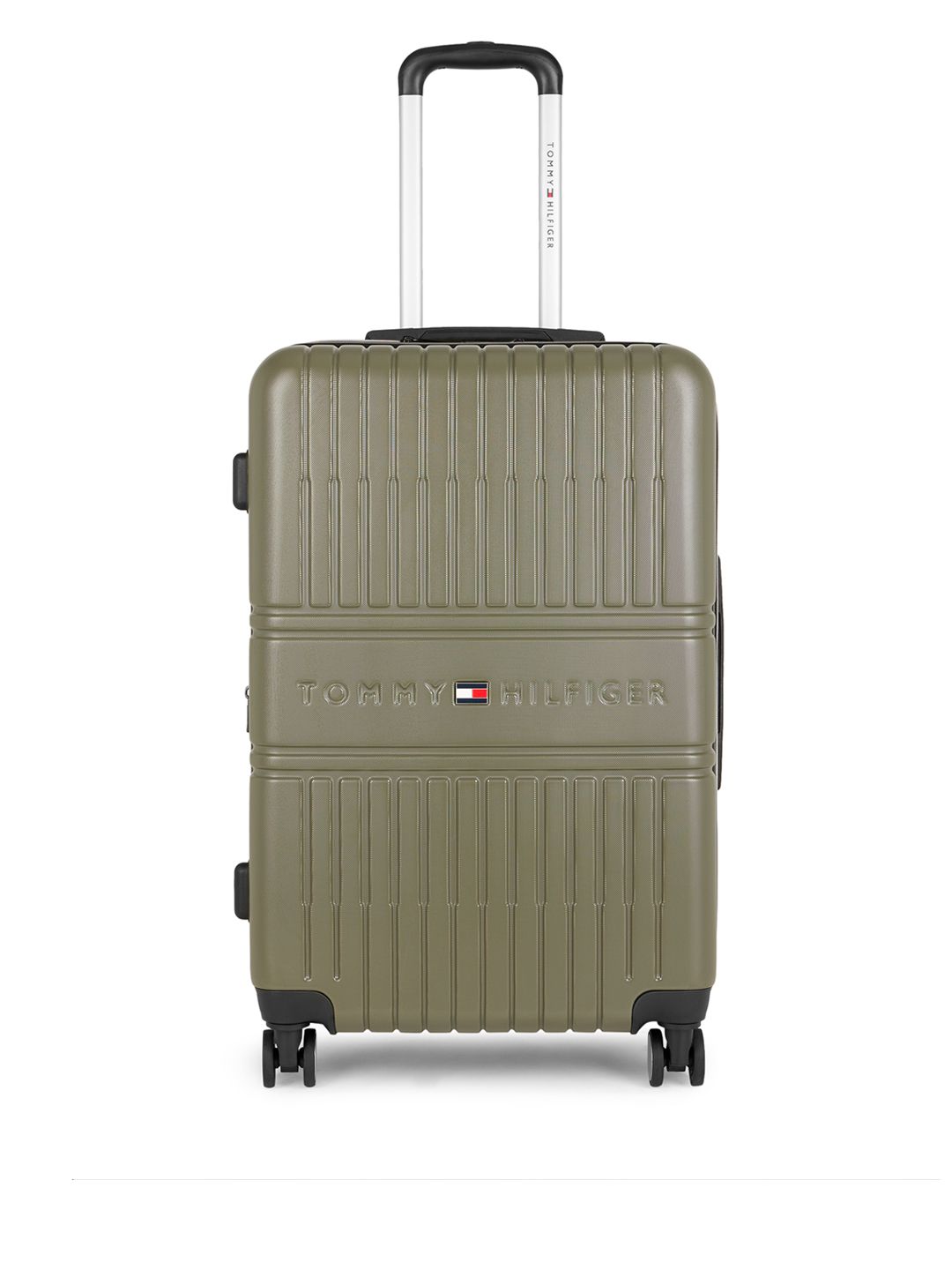 Tommy Hilfiger Stanford Textured Hard Medium Suitcase Trolley- 81.5L-image-38