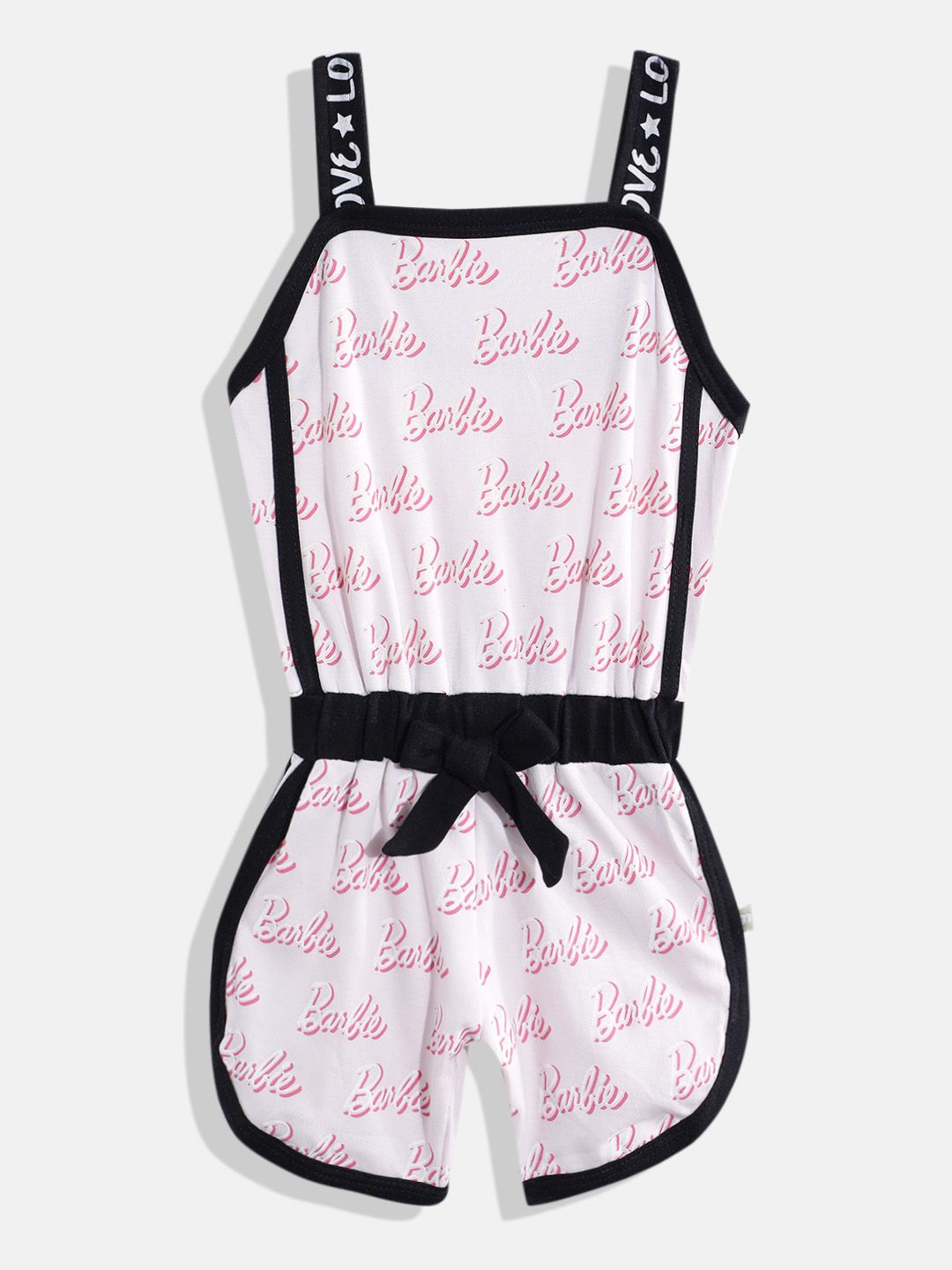 Moms Love Infant Girls Barbie Printed Pure Cotton Basic Jumpsuit-picture-13
