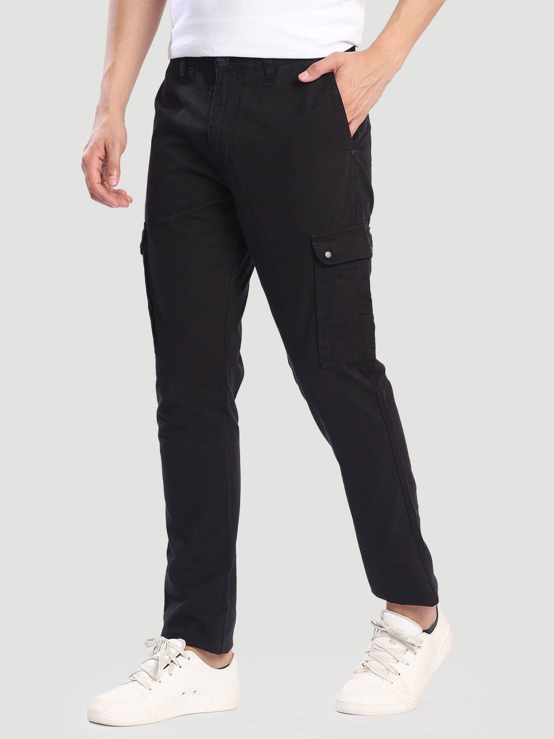 Bene Kleed Men Slim Fit Cargos Trousers-picture-18