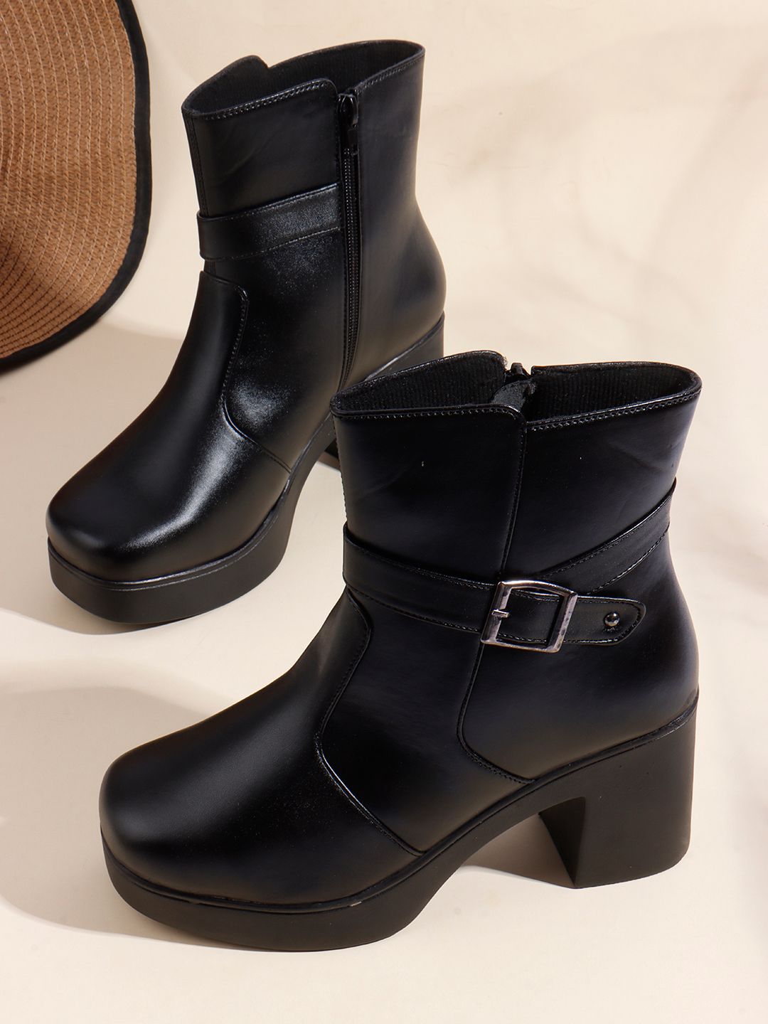 STRASSE PARIS Women Mid-Top Regular Boots-image-4