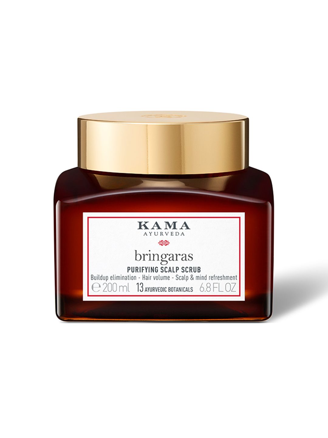 KAMA AYURVEDA Bringaras Purifying Scalp Scrub For Scalp & Mind Refreshment - 200ml-picture-14