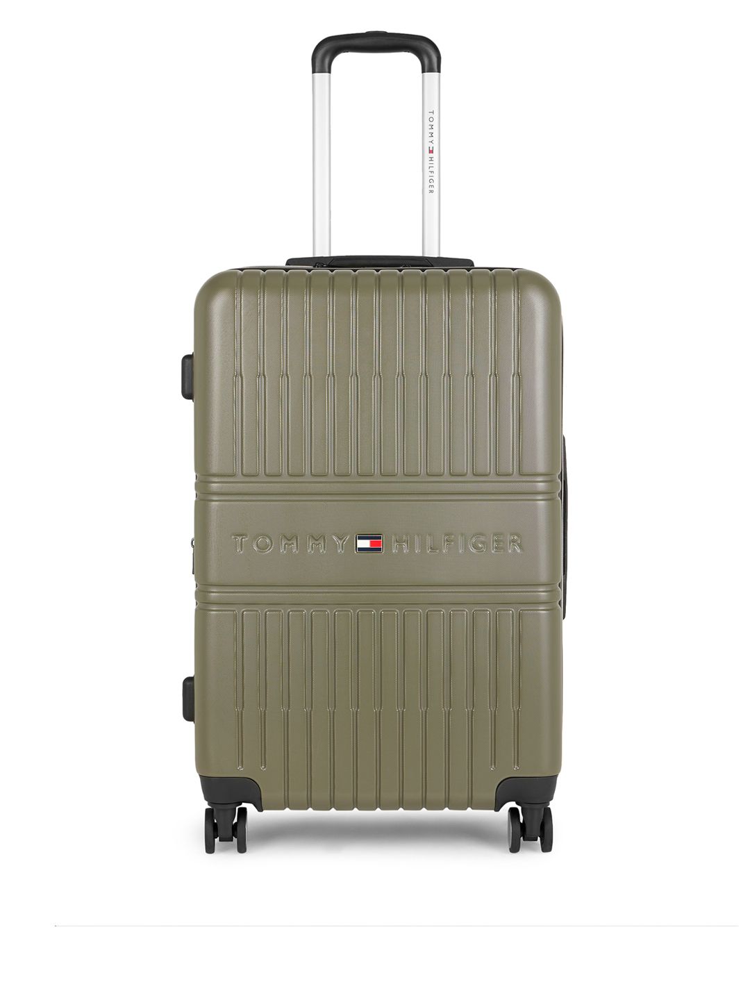 Tommy Hilfiger Stanford Textured Hard Large Suitcase Trolley- 121.69L-picture-50