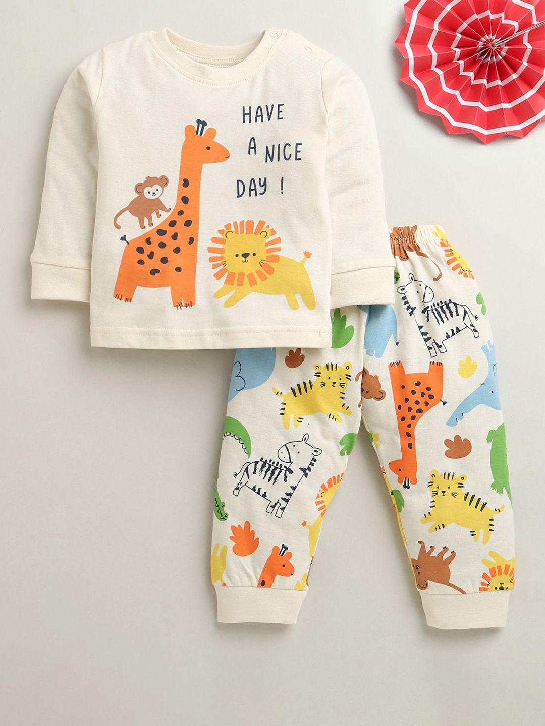 BUMZEE Boys Cotton Cartoon Characters Printed Full Sleeves Night Suits-picture-19