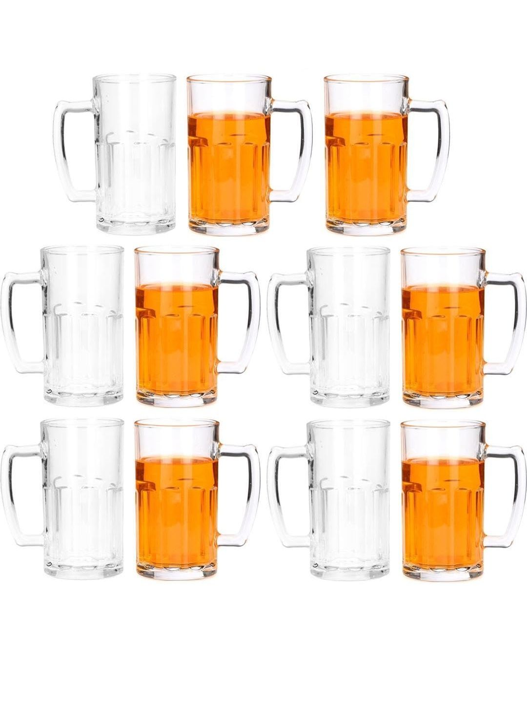1ST TIME Transparent 11 Pieces Dishwasher Safe Beer Glasses 600ml Each-picture-53