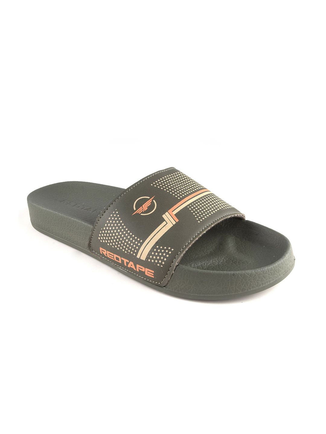 Red Tape Men Printed Comfort Sliders-picture-45