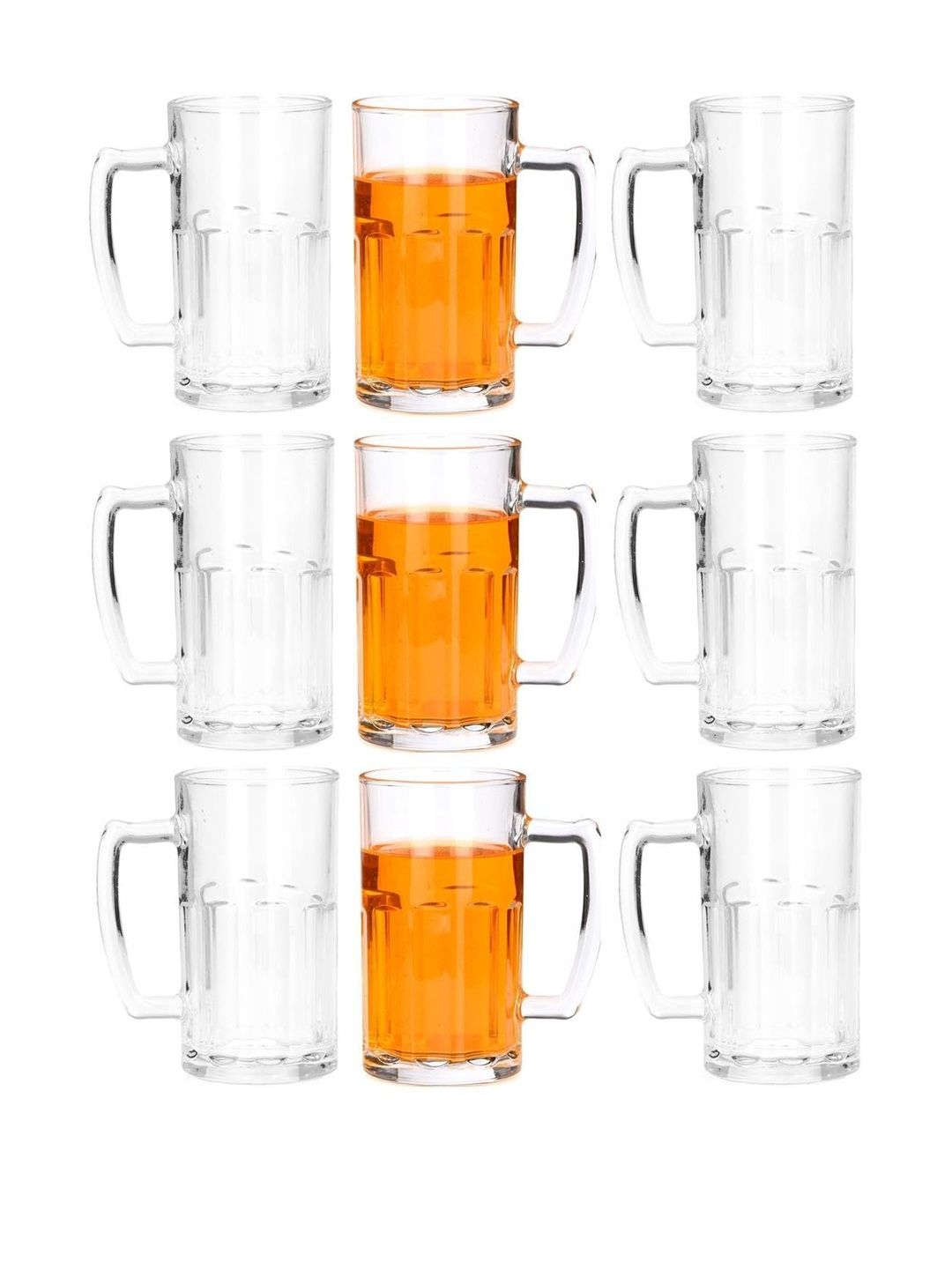 1ST TIME Pack of 9 Transparent Dishwasher Safe Beer Glass-picture-20