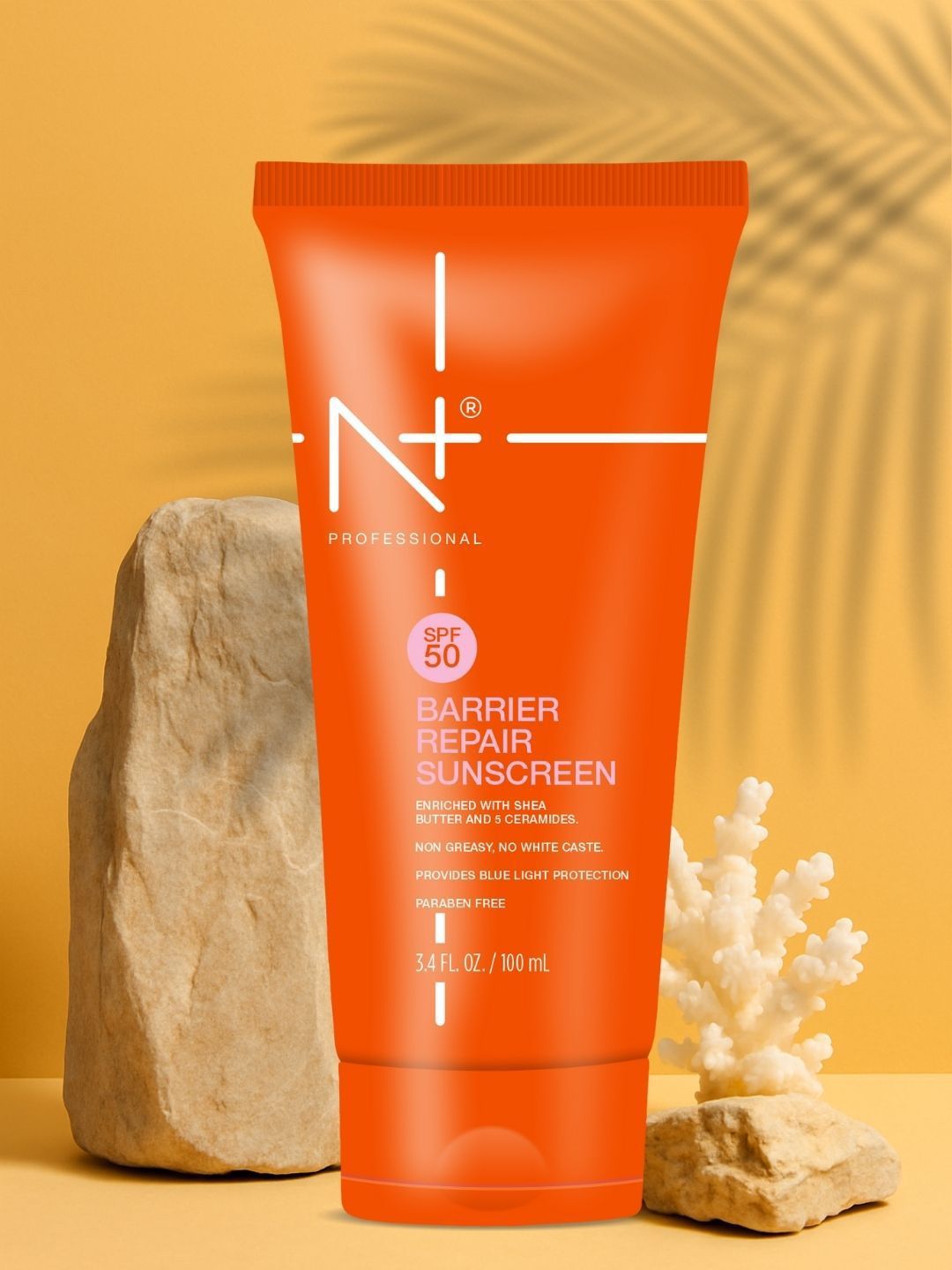 N Plus Professional SPF 50 Barrier Repair Sunscreen Cream- 100 ml-image-45