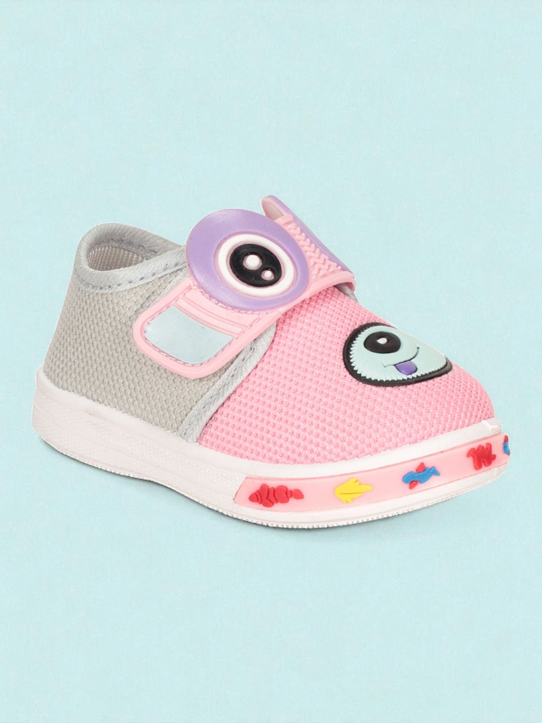 Lil Lollipop Kids Woven Design Lightweight Slip-On Sneakers-picture-20