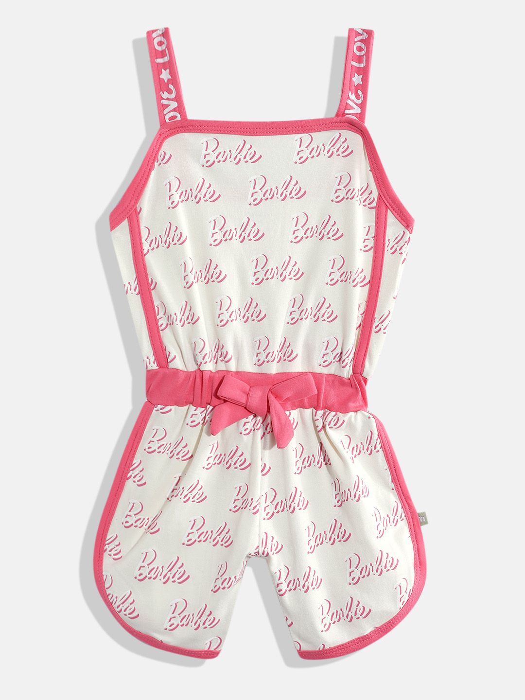 Moms Love Infant Girls Barbie Printed Pure Cotton Basic Jumpsuit-picture-22