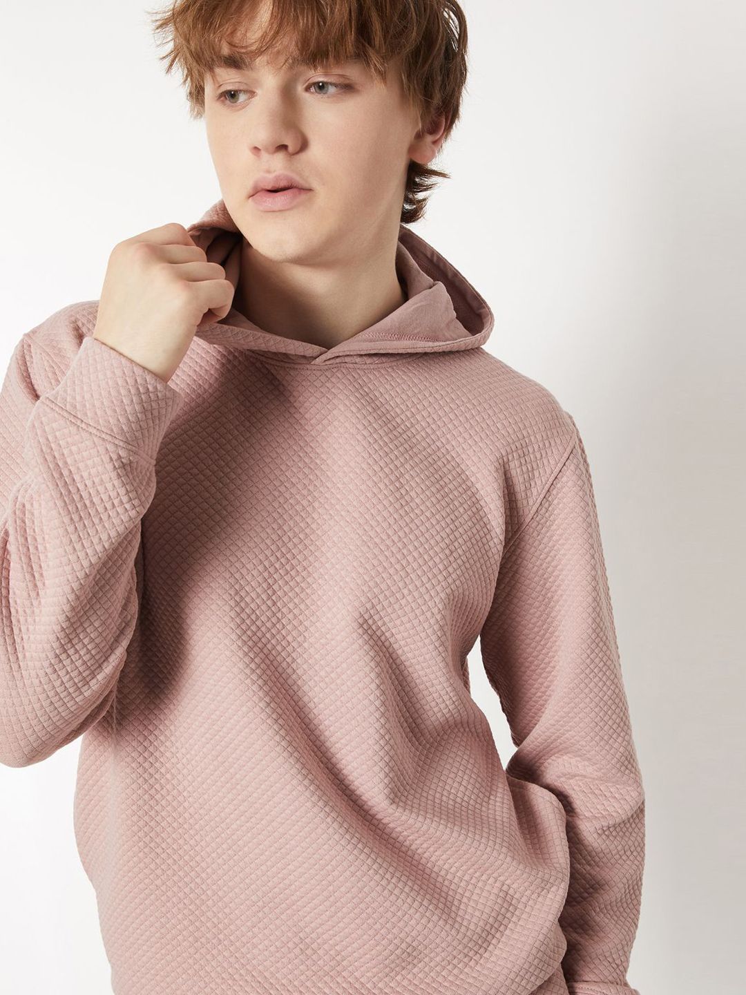max Men Self Design Hooded Sweatshirt-picture-47