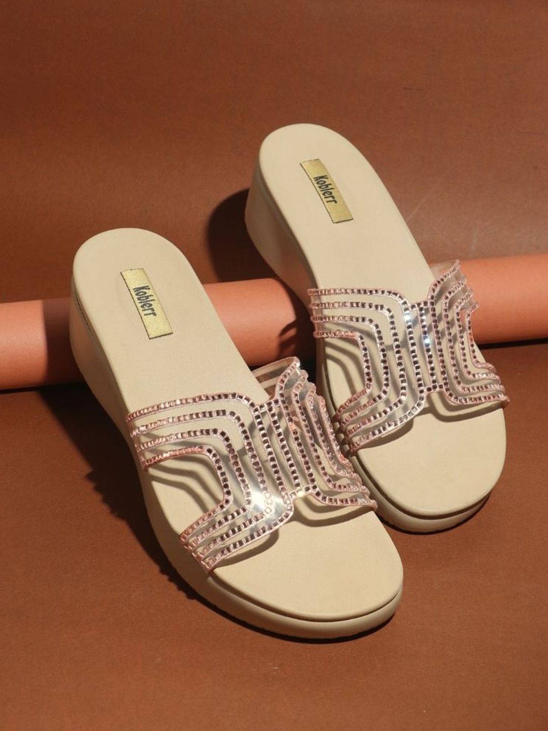 Koblerr Women Embellished Wedge Sandals-picture-14
