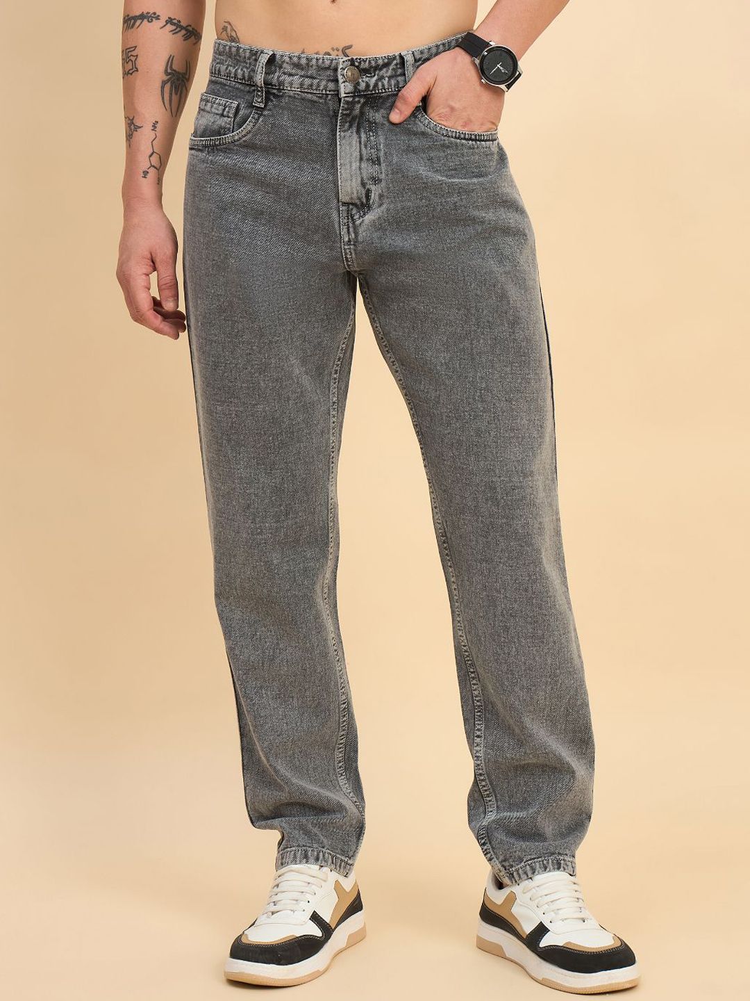 STUDIO NEXX Men Relaxed Fit Low-Rise Jeans-picture-15