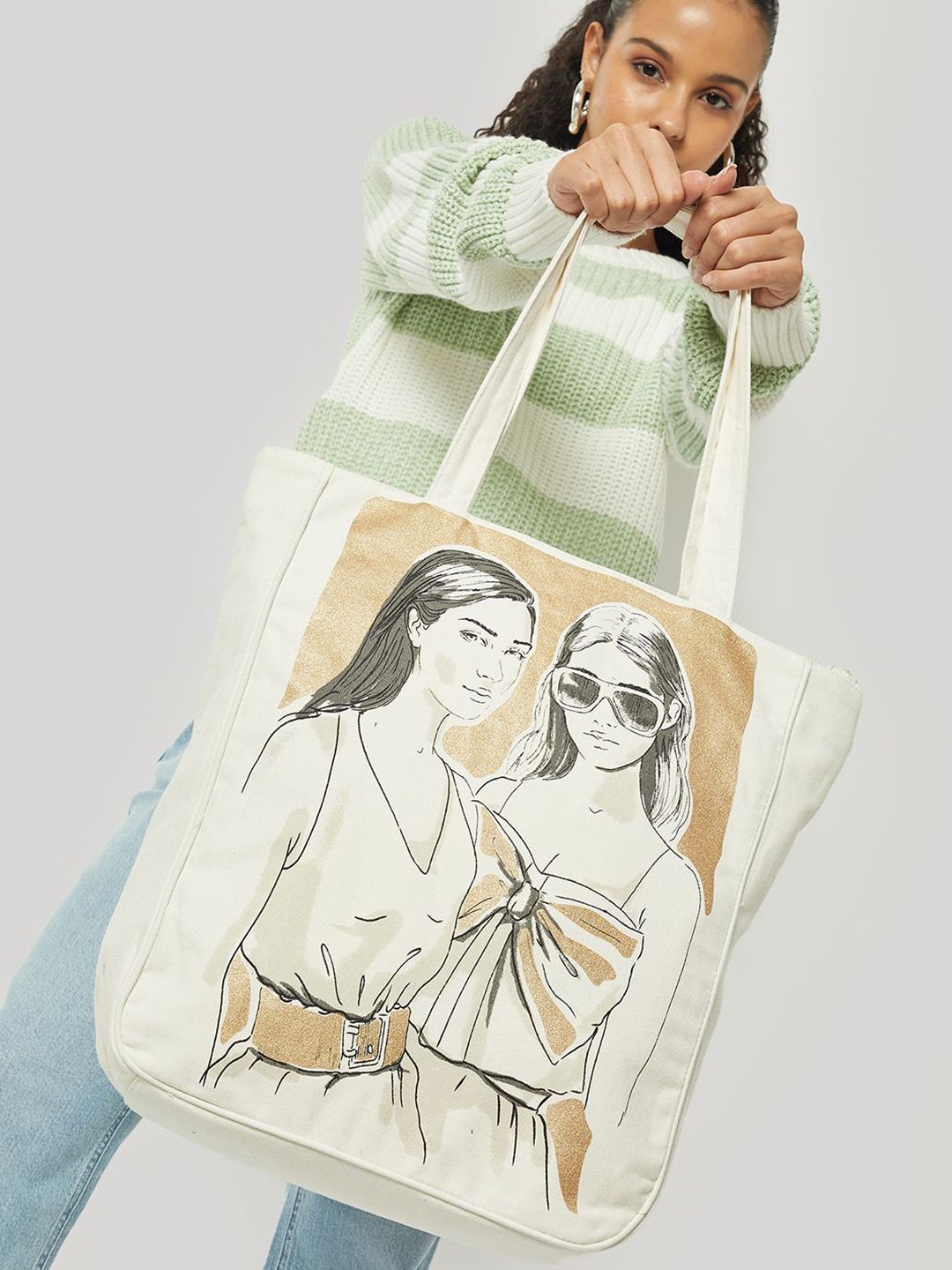 max Women Graphic Printed Shopper Tote Bag-picture-11