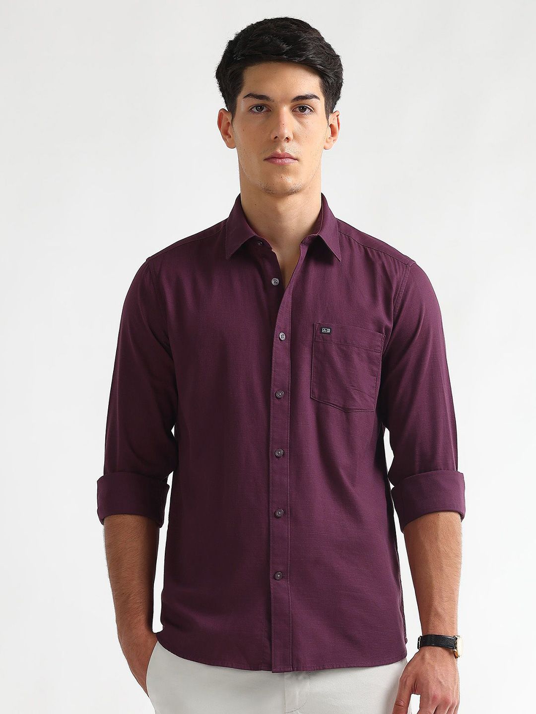 Arrow Sport Men Slim Fit Casual Cotton Shirt-picture-27