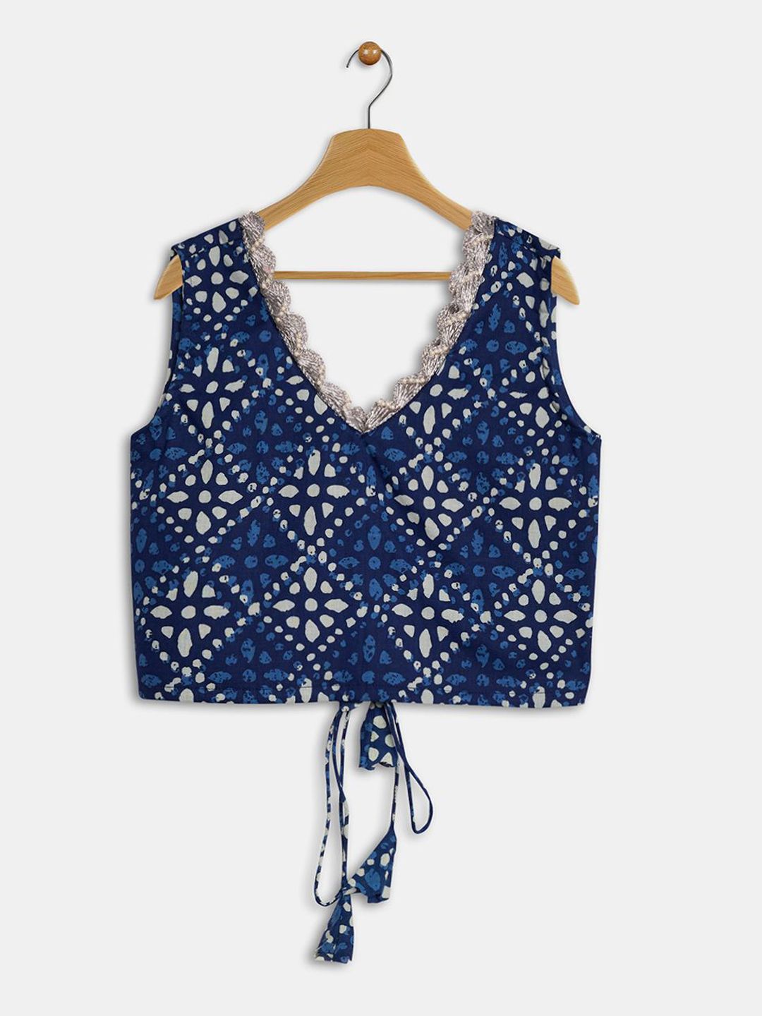 studio rasa Girls Cotton Crop Ethnic Tops