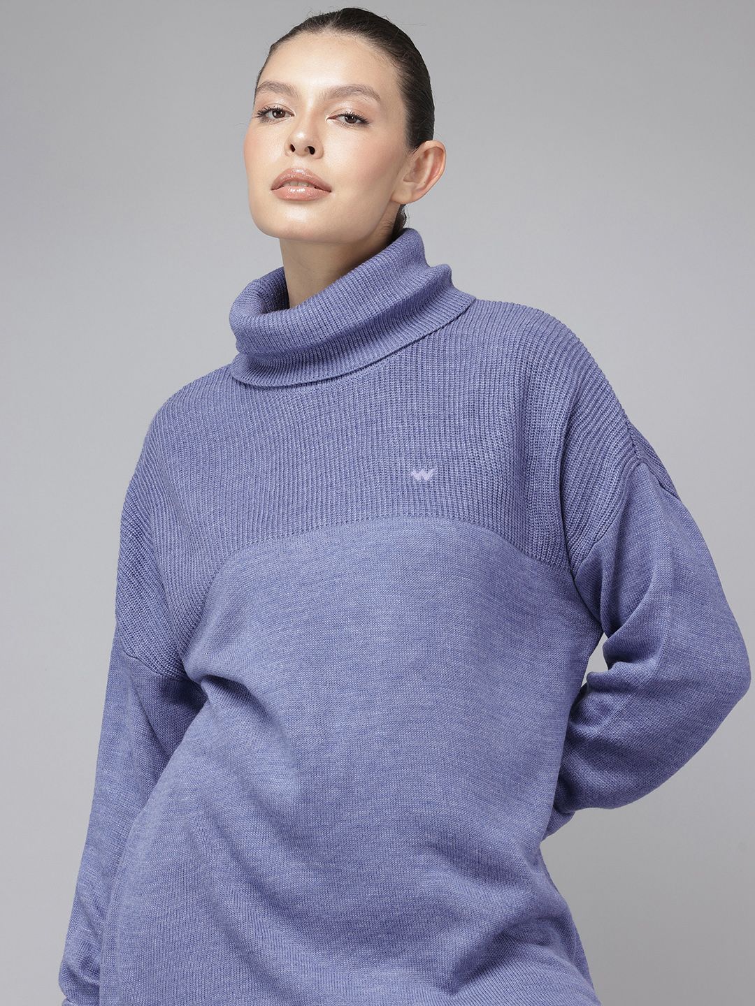 Wildcraft Self Design Textured Turtle Neck Outdoor Sweater-picture-14